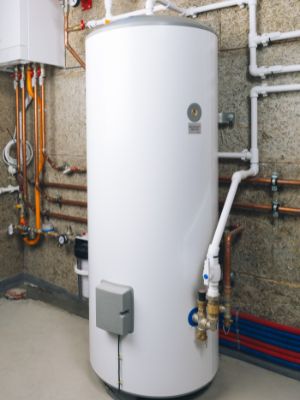 image of new gas water heater